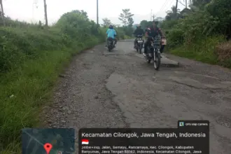 Jalan penghubung rancamaya gunung lurah