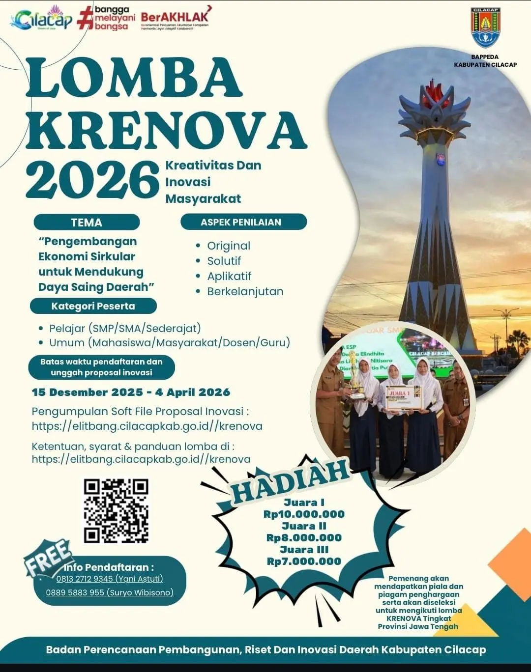 Krenova 2026 bappeda cilacap
