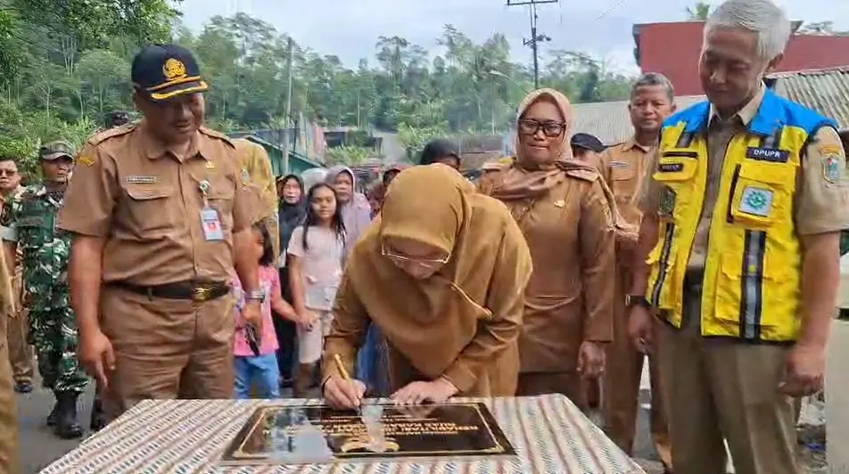 Peresmian jembatan panaraban