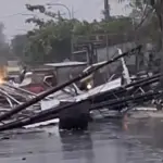 Kerusakan akibat angin kencang di Kesesi Pekalongan