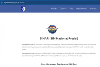 perpanjang sim online