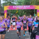 peserta lomba lari student race