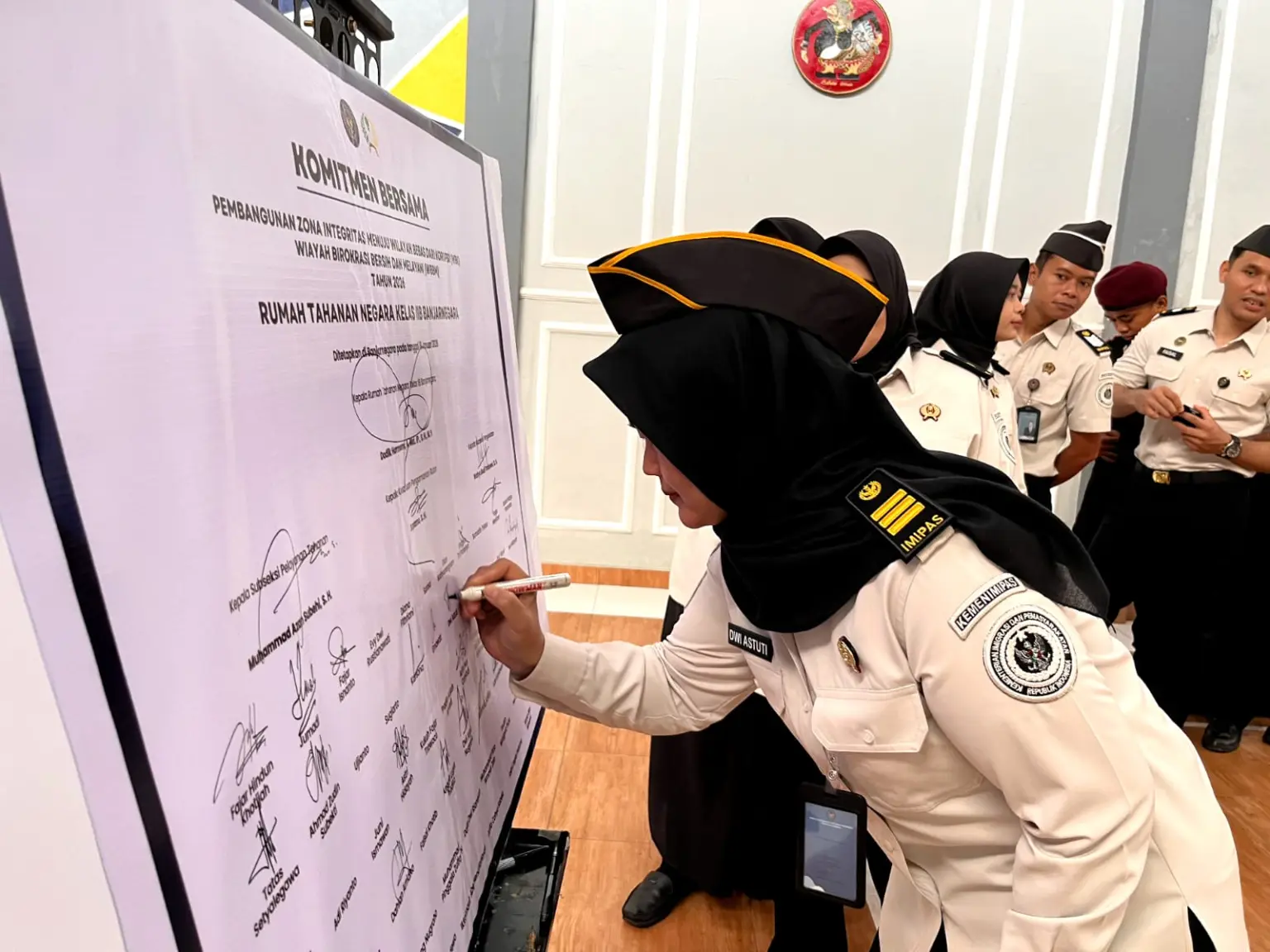 penandatanganan zona integritas