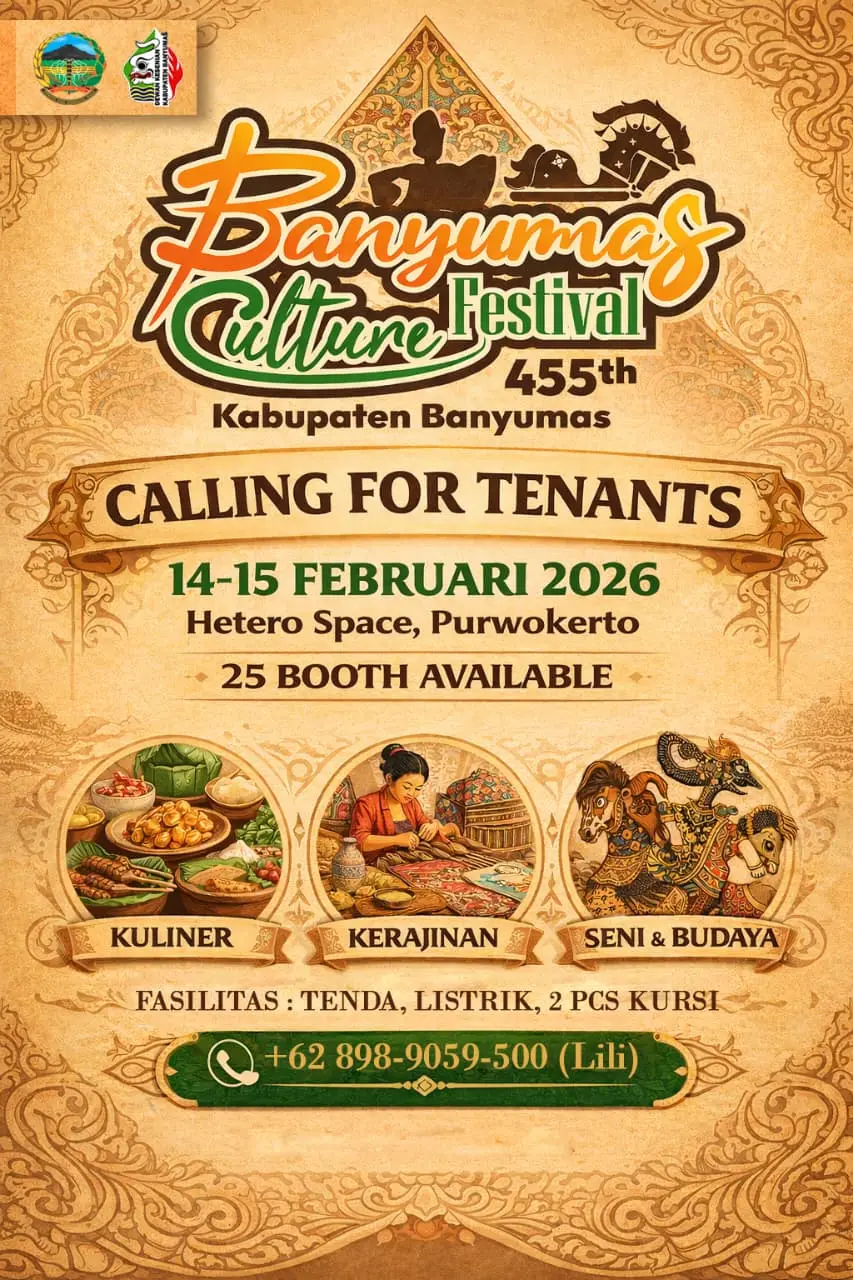 Flyer Banyumas Culture Festival. 