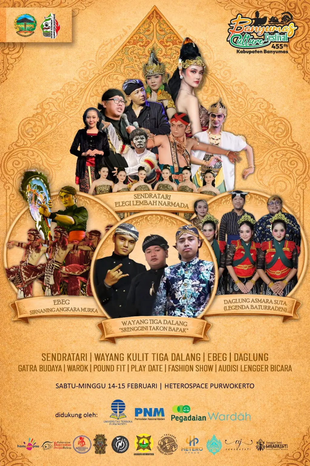 Flyer Banyumas Culture Festival.