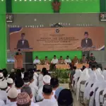 Ribuan calon jamaah haji asal Cilacap ikuti manasik haji terintegrasi di Cilacap. (Faiz Ardani).