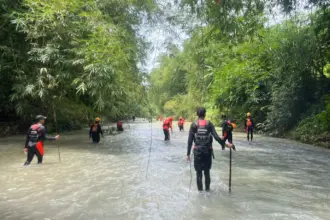 Pencarian orang hilang tagirun di sungai kalimeneng purworejo
