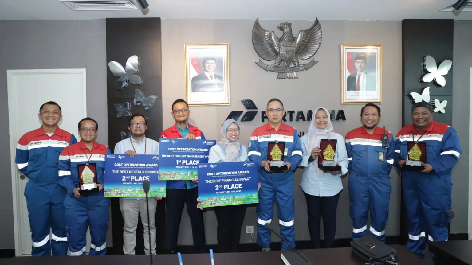 Kilang Cilacap meraih empat penghargaan dalam ajang Cost Optimization Awards 2025. (Faiz Ardani).