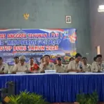 KUD Mino Saroyo menggelar Rapat Anggota Tahunan tutup buku 2025 di gedung HNSI Cilacap. (Faiz Ardani)