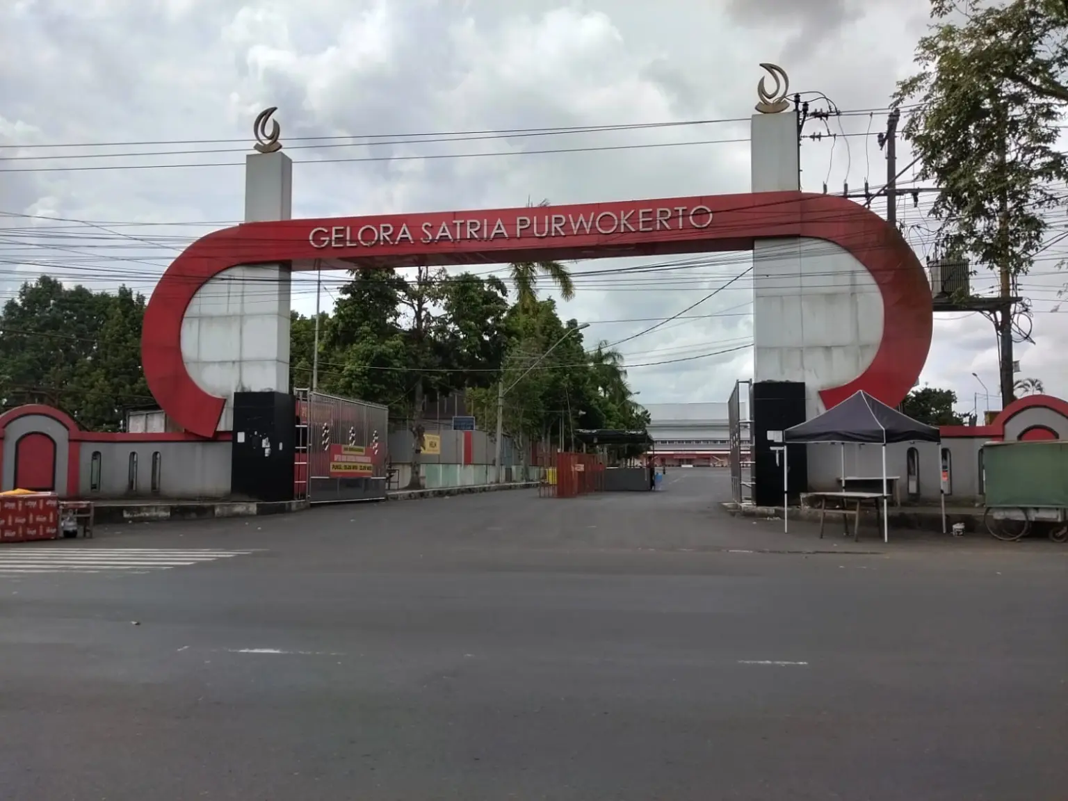 Kawasan GOR Satria Purwokerto, yang saat ini menjadi objek lelang mitra kerjasama pengelolaan parkir.