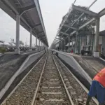 Perbaikan peron kai cilacap