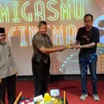 SMK Migas Muhammadiyah Cilacap melaunching bioskop MigasMu Cinema. (Faiz Ardani).