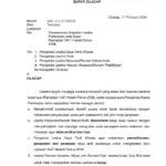 Surat edaran kebijakan penyesuaian operasional usaha pariwisata selama Ramadan 1447 Hijriah/2026 di Cilacap. (Pemkab Cilacap).