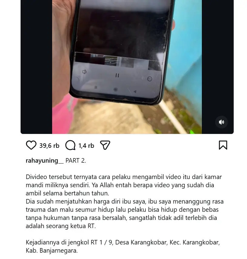 Video mandi banjarnegara