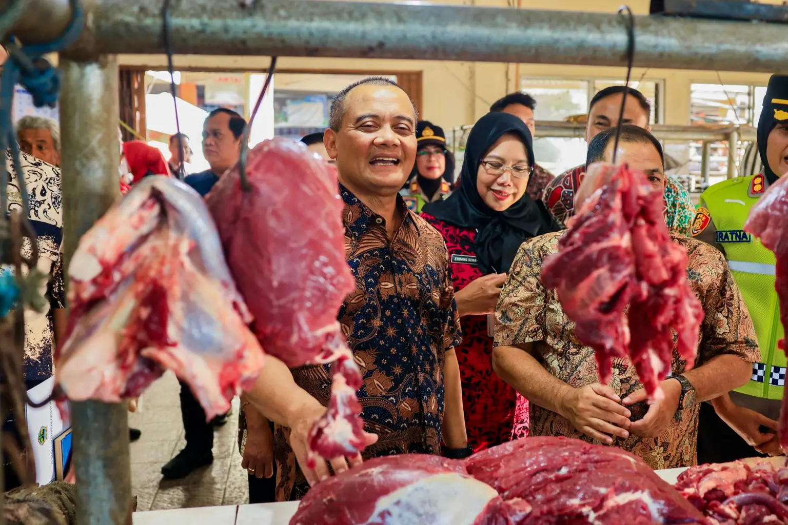 kunjungan gubernur soal harga bahan pokok termasuk harga cabai