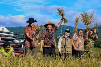 Gubernur Ahmad Luthfi panen raya