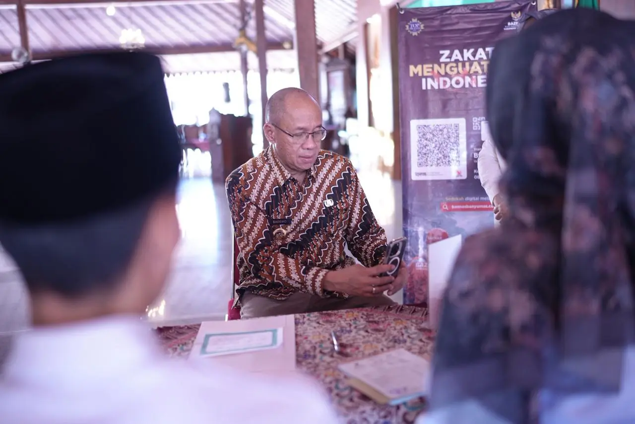 Gerakan cinta zakat bupati banyumas