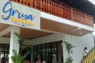 Suasana Griya Cendekia by Pringsewu di kawasan Kampus Unsoed (belakang gedung rektorat) yang resmi beroperasi mulai hari ini, Selasa (31/03/2026).