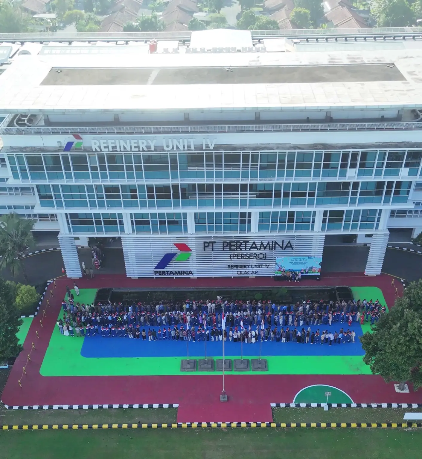 Ratusan pekerja Pertamina Patra Niaga Kilang Cilacap gelar halal bihalal Idulfitri 1447 H. (Kilang Cilacap).