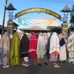 Salat Idulfitri umat Islam Aboge dilaksanakan di Masjid R Sayid Kuning di Desa Onje Kecamatan Mrebet, Purbalingga, Sabtu (21/3/2026). (Foto : Dok Pemdes Onje)