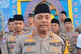 Kapolresta Cilacap Kombes Pol Budi Adhy Buono. (Faiz Ardani).