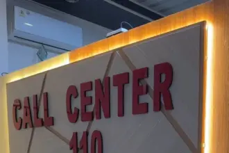 Petugas operator 110 Polresta Cilacap siaga melayani laporan masyarakat. (Polresta Cilacap).