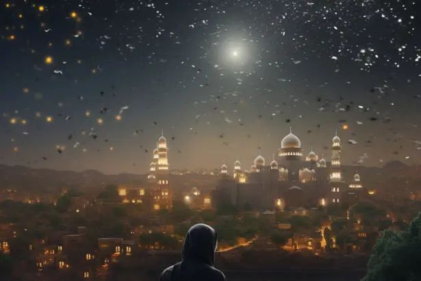 Malam lailatul qadar seribu bulan