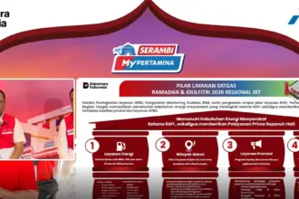 Konferensi pers terkait pasokan bbm selama arus mudik dan libur lebaran