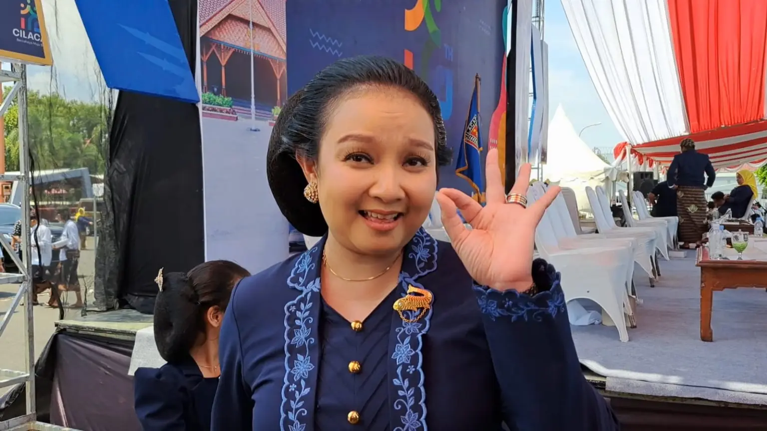 Plt Bupati Cilacap, Ammy Amalia Fatma Surya. (Faiz Ardani).