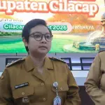 Plt Bupati Cilacap Ammy Amalia Fatma Surya. (Faiz Ardani).