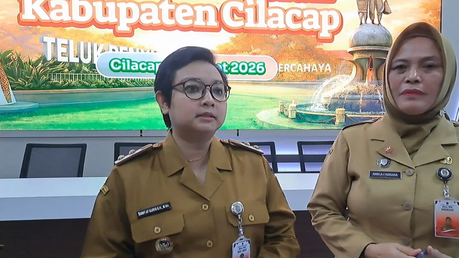 Plt Bupati Cilacap Ammy Amalia Fatma Surya. (Faiz Ardani).