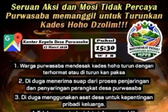 Poster tuntutan hoho alkaf mundur