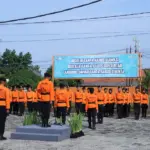 Apel penutupan siaga SAR khusus Hari Raya Idulfitri 1447 H/ 2026 M di halaman Kantor SAR Cilacap. (SAR Cilacap).