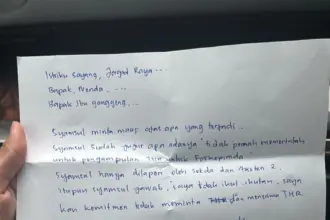 Surat permintaan maaf syamsul auliya rachman
