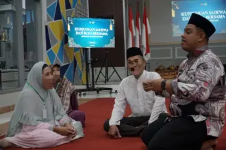 buka puasa warga binaan bersama keluarga