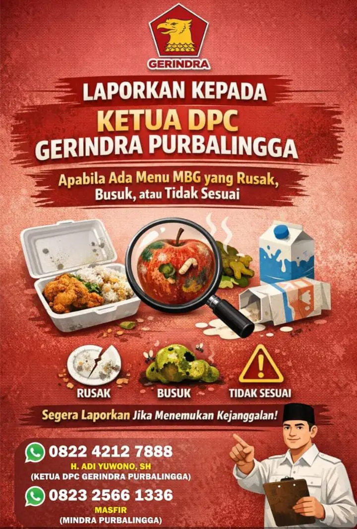 ketua gerindra purbalingga