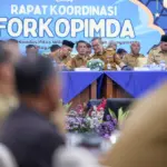 Gubernur Jateng saat menggelar rapat koordinasi terkait persiapan arus mudik Lebaran 2026.