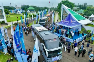 Bus mudik gratis telah jalani pemeriksaan