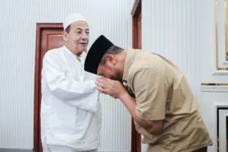 Gubernur Ahmad Luthfi saat silaturahmi ke ulama