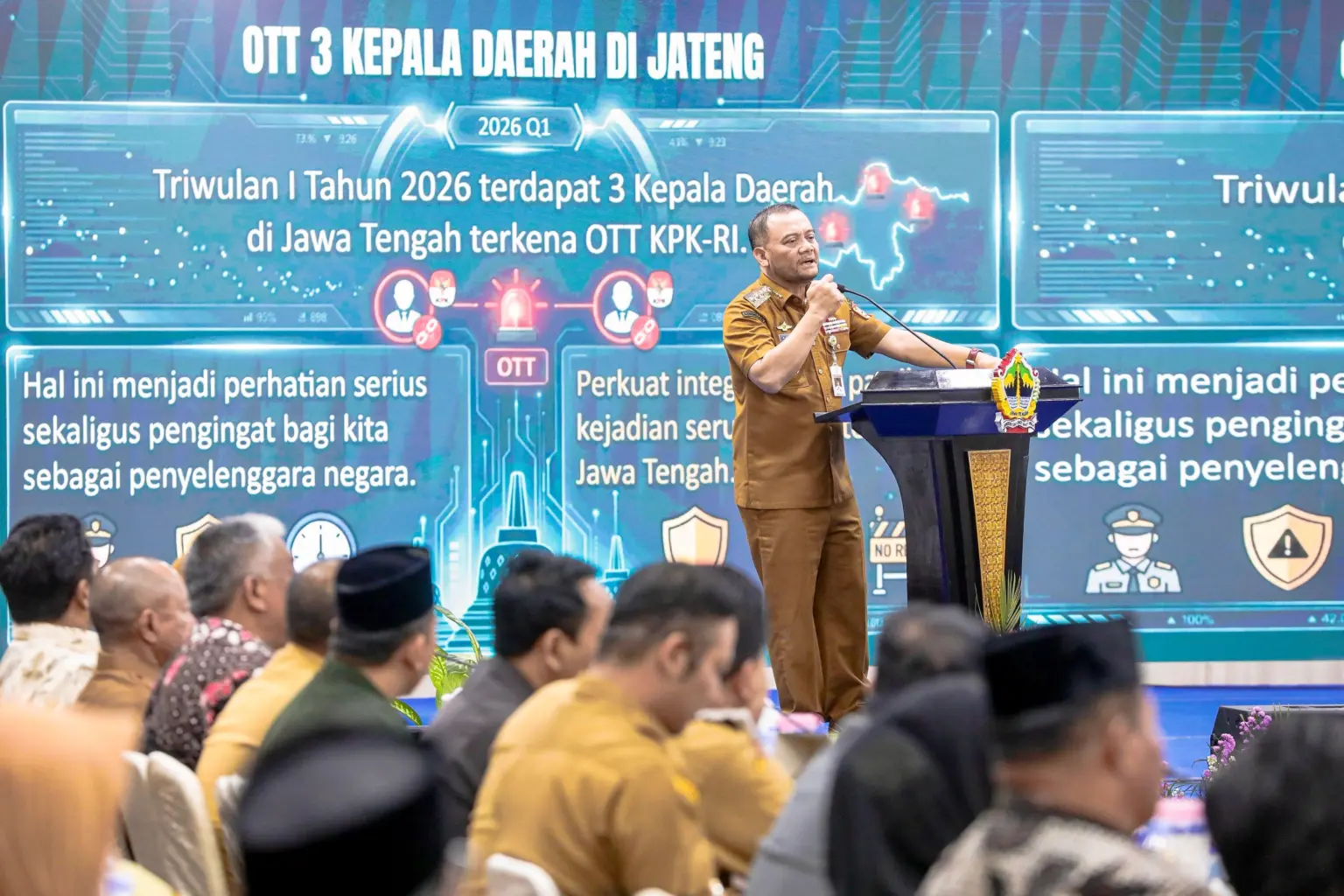 Tekankan integritas, gubernur kumpulkan kepala daerah dan undang KPK