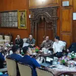 Project Director KSPP, Blasius Popylus, setelah melakukan audiensi dengan Bupati Banyumas, Sadewo Tri Lastiono, di Aula Joko Kaiman, kompleks Pendopo Si Panji Purwokerto, Kamis (23/4/2026).