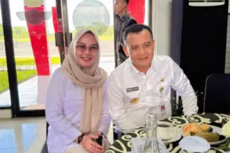 Anggota DPRD Kabupaten Cilacap dari Fraksi Gerindra, Christina Dewi Andriyani bersama Gubernur Jateng Ahmad Luthfi, kunjungan prabowo subianto
