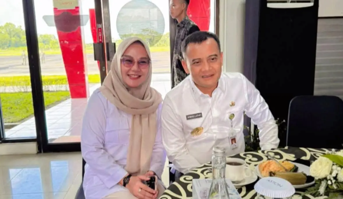 Anggota DPRD Kabupaten Cilacap dari Fraksi Gerindra, Christina Dewi Andriyani bersama Gubernur Jateng Ahmad Luthfi, kunjungan prabowo subianto