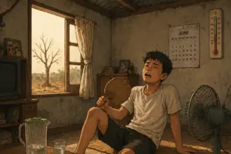 Gerah, musim pancaroba, cuaca panas, cilacap