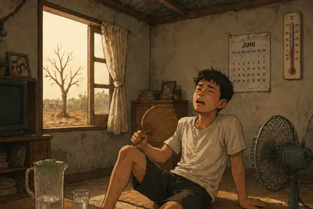 Gerah, musim pancaroba, cuaca panas, cilacap