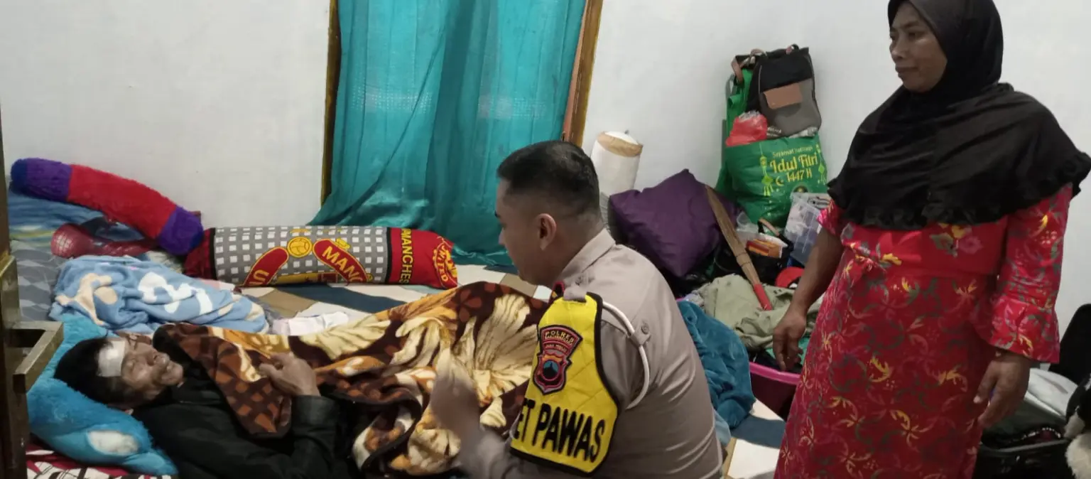 Respon Cepat Polisi, Satlantas Banjarnegara Datangi Korban Dugaan Tabrak Lari di Kalibening