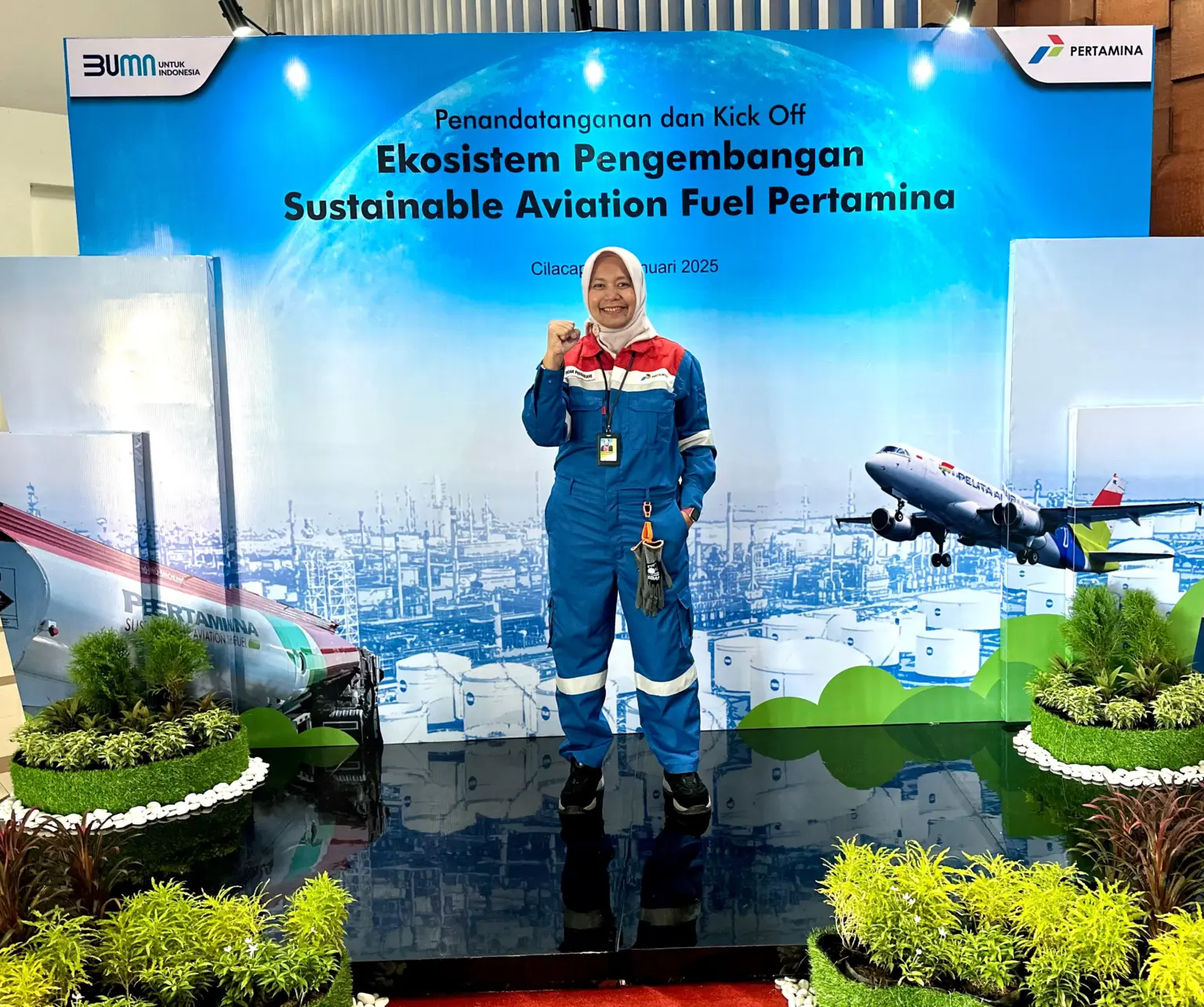 Endah Purbarani, Manager Refinery Business & Optimization (RBO) di Pertamina Patra Niaga RU IV Cilacap. (Kilang Cilacap).