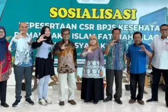 Sosialisasi kepesertaan CSR BPJS Kesehatan RSI Fatimah Cilacap. (Faiz Ardani).