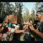 Tangkapan layar film dokumenter pesta babi yang rencananya akan di putar dalam nobar komunitas Godong Gedang Banjarnegara.