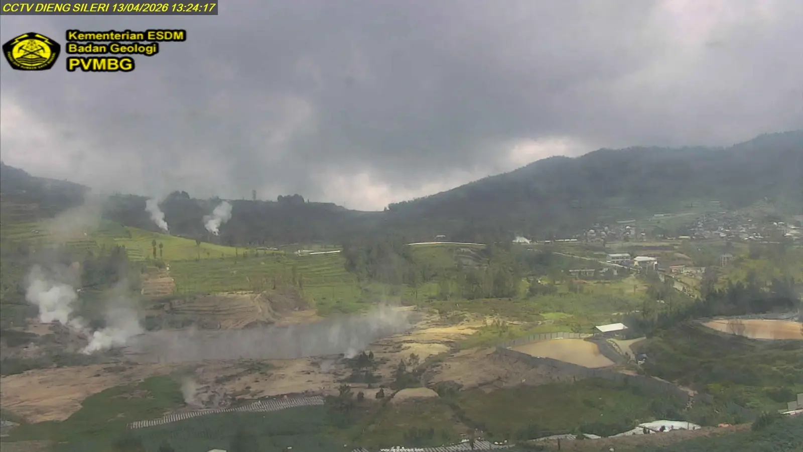 Penampakan Kawah Sileri, Senin (13/4/2026). (Foto: PVMBG)